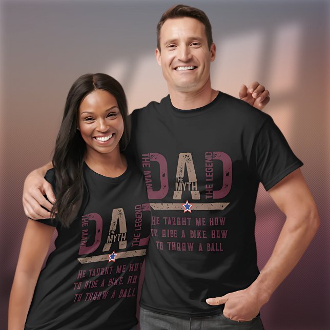 Touching design for Father's Day. T Shirt (Easy to customize ideal as a gift for a special day, gift for dad, daddy to the best daddy, hero dad)