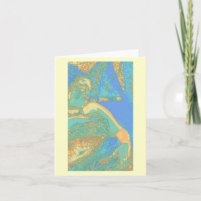 Touching Oshun - notecard Kort (Framsida)