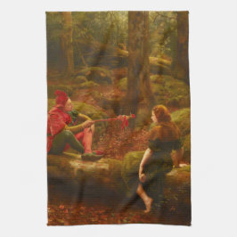 Touchstone and Audrey (In the Forest of Arden) Kökshandduk