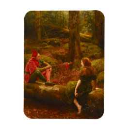 Touchstone och Audrey (av John Collier) Magnet
