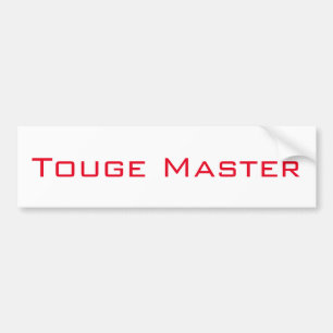 Touge ledar- bildekal