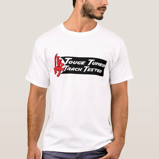 Touge trimmade spårar testat t-shirt (Framsida)