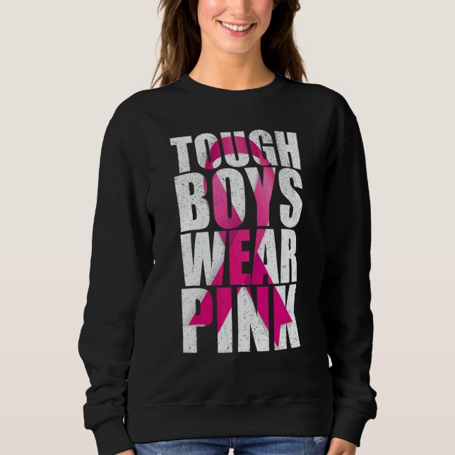 Tough Boys Wear Pink Cool Pink T Shirt (Framsida)
