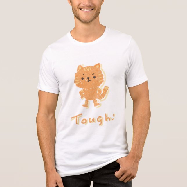 Tough cat t shirt (Framsida)