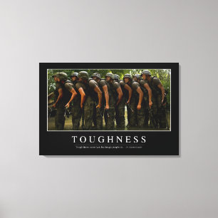 Toughness: Inspirera citationstecken 2 Canvastryck
