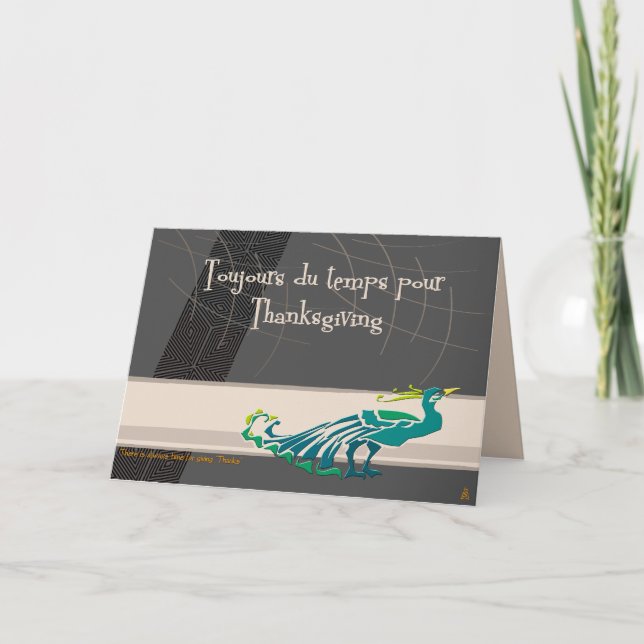 Toujours Thanksgiving Helgkort (Framsida)