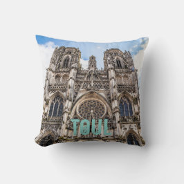 Toul St. Etienne Cathedral Frankrike-gåva Kudde