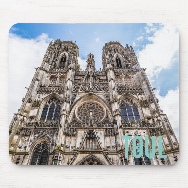 Toul St. Etienne Cathedral Frankrike-gåva Musmatta (Framsidan)