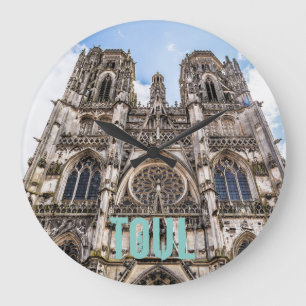 Toul St. Etienne Cathedral Frankrike-gåva Stor Klocka