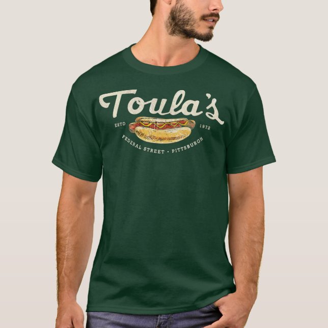 Toulas Hett Hundar - Pittsburgh T Shirt (Framsida)