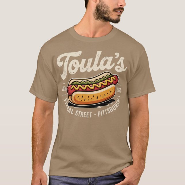 Toulas Hett Hundar - Pittsburgh T Shirt (Framsida)