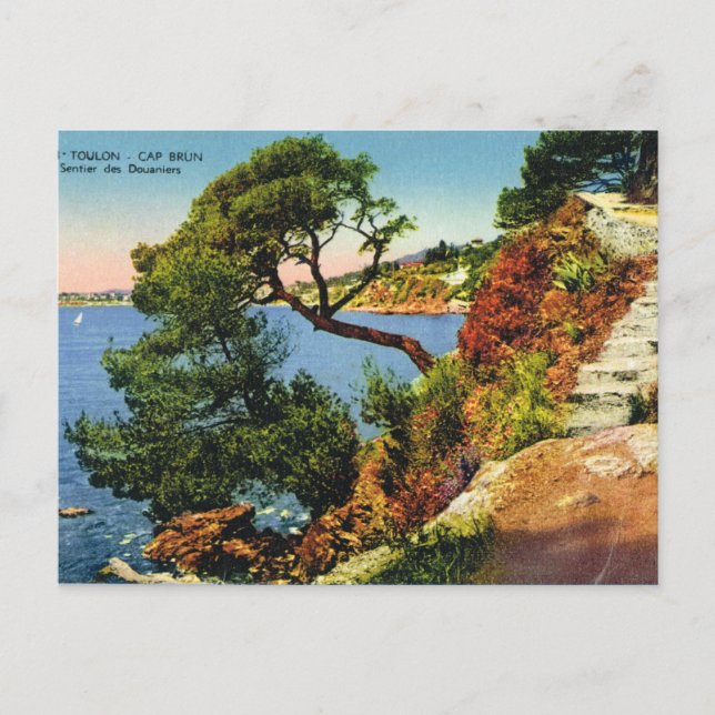 Toulon, Cap Brun, 1924 Vykort (Framsida)