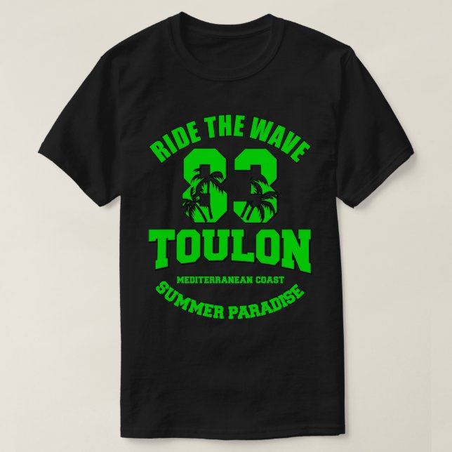Toulon Frankrike T Shirt (Design framsida)