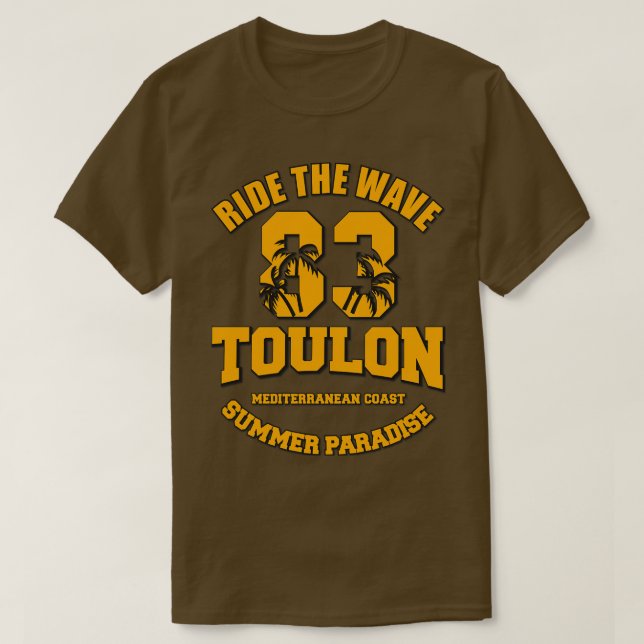 Toulon Fransk Riviera T Shirt (Design framsida)