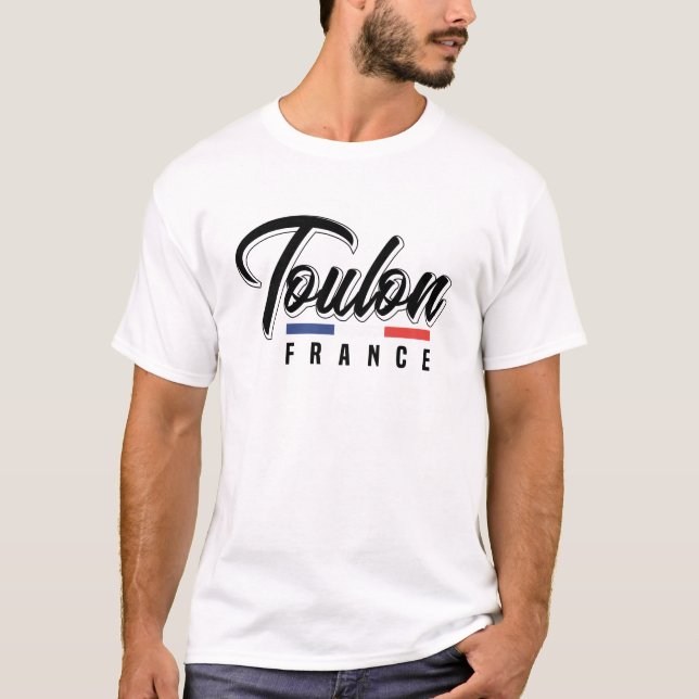 Toulon i Frankrike T Shirt (Framsida)