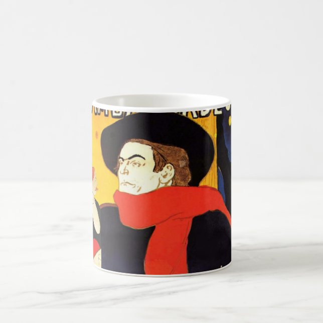 Toulous Lautrec-kaffe mugg (Center)