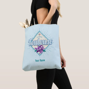 Toulouse City Frankrike Retro Violets Vintage Souv Tygkasse