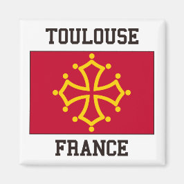 Toulouse Flagga Magnet