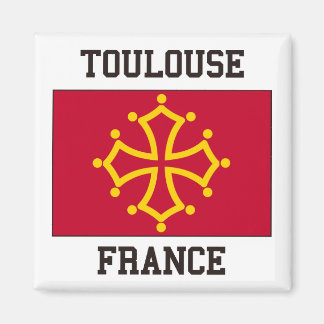 Toulouse Flagga Magnet