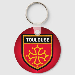 Toulouse Flagga Nyckelring
