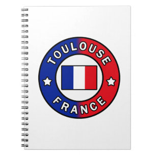 Toulouse Frankrike Anteckningsbok