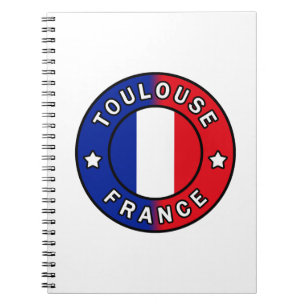 Toulouse Frankrike Anteckningsbok