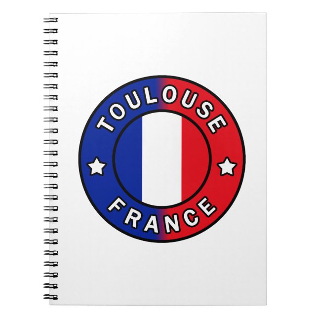 Toulouse Frankrike Anteckningsbok (Framsidan)