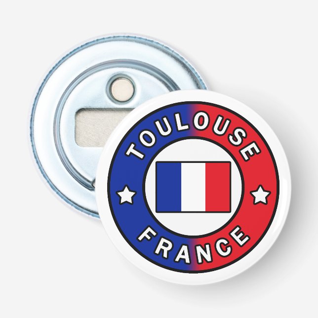 Toulouse Frankrike Flasköppnare (Framsidan)