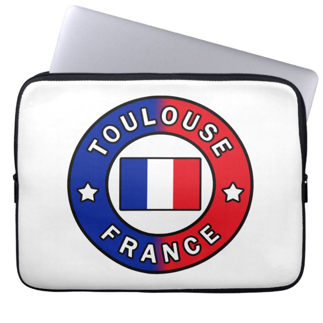 Toulouse Frankrike Laptop Fodral (Framsidan)