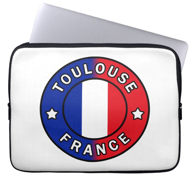 Toulouse Frankrike Laptop Fodral (Framsidan)