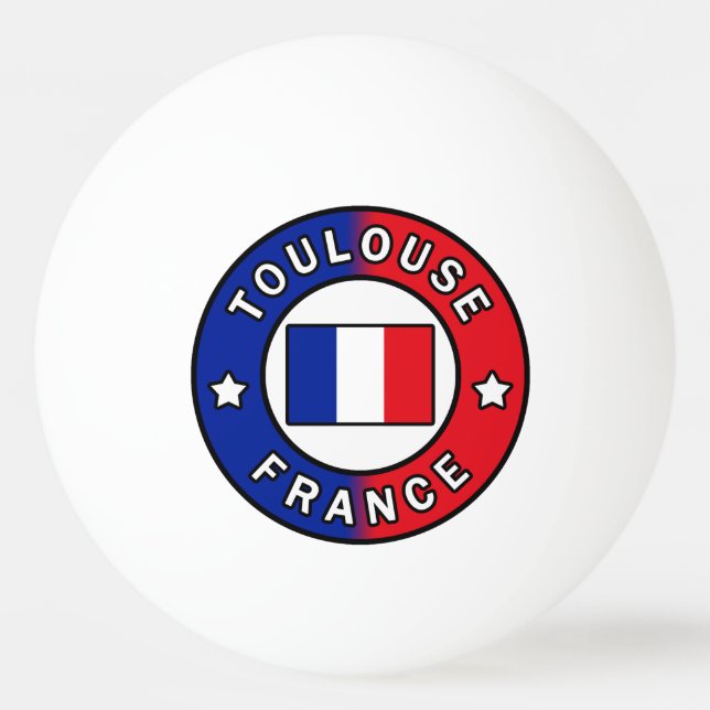 Toulouse Frankrike Pingisboll (Framsidan)