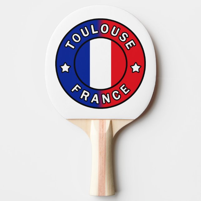Toulouse Frankrike Pingisracket (Framsidan)
