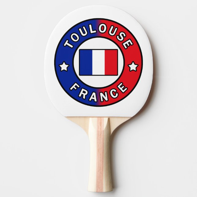 Toulouse Frankrike Pingisracket (Framsidan)