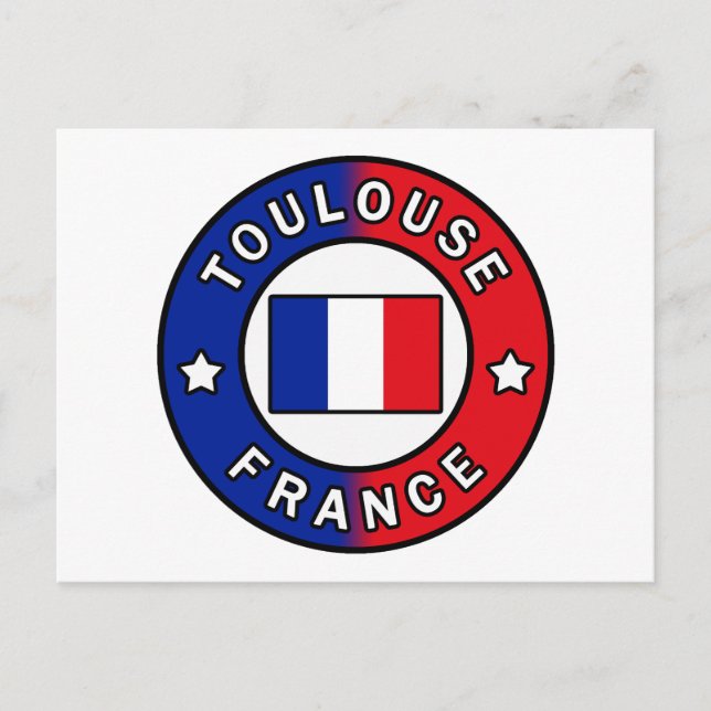 Toulouse Frankrike Vykort (Framsida)