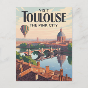 Toulouse Frankrike Vykort