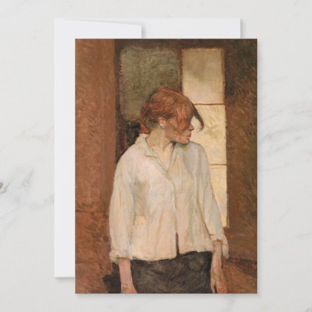 Toulouse-Lautrec - A Montrouge, Rosa La Rouge Inbjudningar (Framsida)