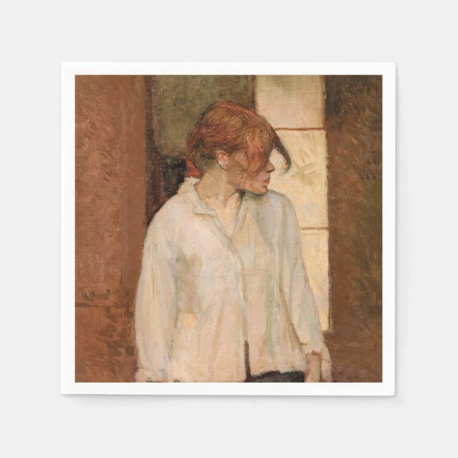 Toulouse-Lautrec - A Montrouge, Rosa La Rouge Pappersservett (Framsidan)