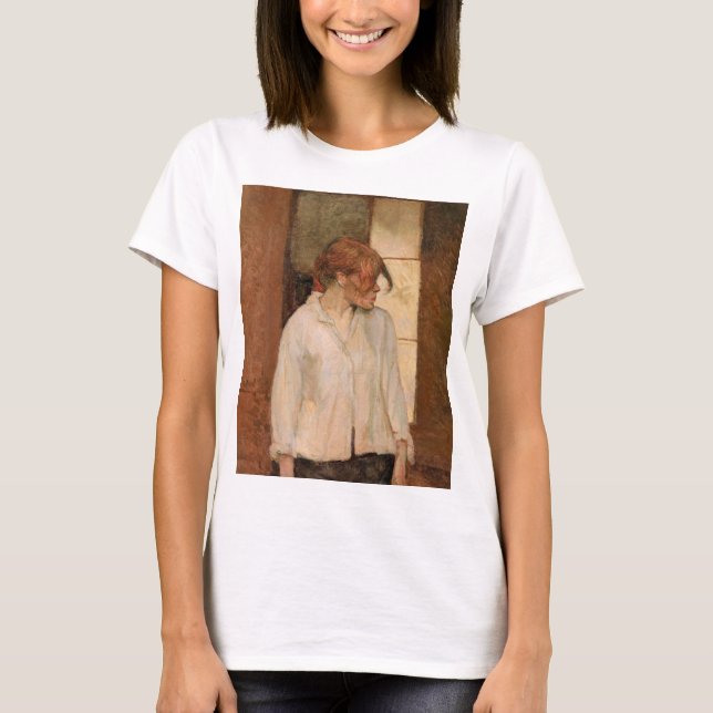 Toulouse-Lautrec - A Montrouge, Rosa La Rouge T Shirt (Framsida)