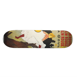 Toulouse Lautrec affischkonst Skateboard Bräda 19,5 Cm