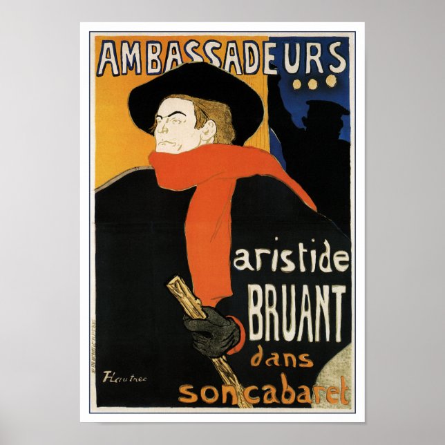 Toulouse-Lautrec: Ambassaurerna Poster (Framsidan)