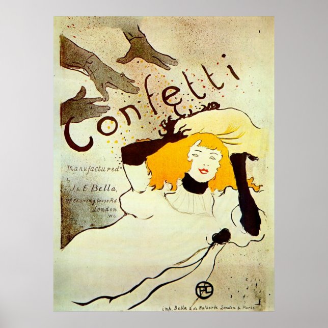 Toulouse-Lautrec Art nouveau Poster (Framsidan)