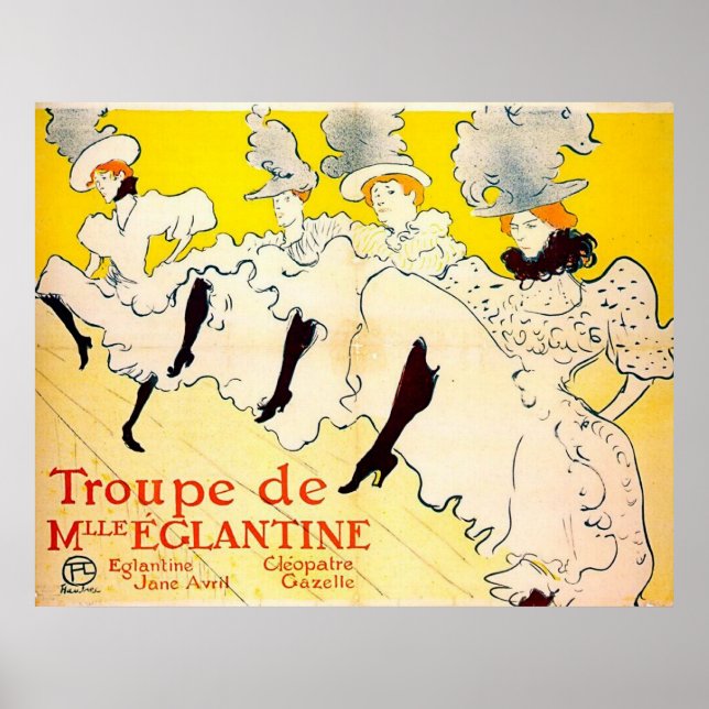 Toulouse-Lautrec Art nouveau Poster (Framsidan)