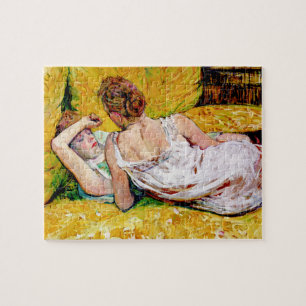 Toulouse-Lautrec Art Puzzle: två vänner Pussel