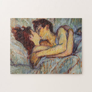 Toulouse-Lautrec bäddar ned in kysspussel Pussel