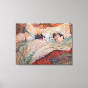 Toulouse-Lautrec - Bed Canvastryck