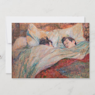 Toulouse-Lautrec - Bed Inbjudningar