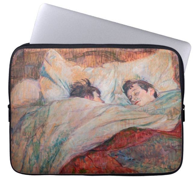 Toulouse-Lautrec - Bed Laptop Fodral (Framsidan)