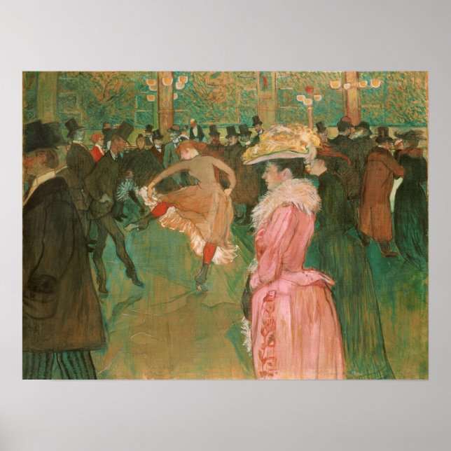 Toulouse-Lautrec - Dance Poster (Framsidan)