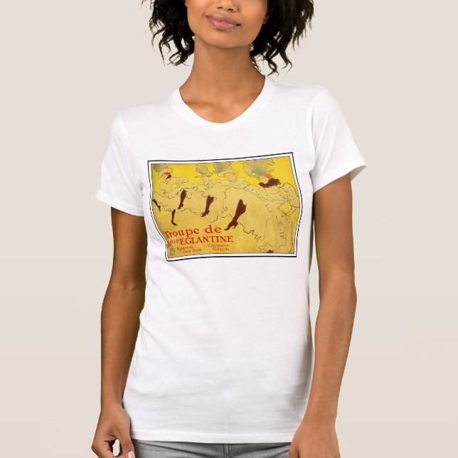 Toulouse-Lautrec - Dance Troupe T-shirt (Framsida)