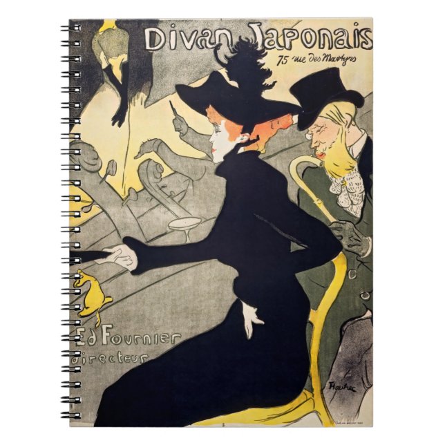 Toulouse-Lautrec - Divan Japonais Anteckningsbok (Framsidan)